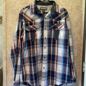 CODY JAMES long sleeve pearl snap button up